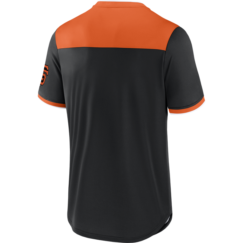 Men's Giants Fundamentals Poly Walk Off Short Sleeve, Men's Giants Fundamentals Poly Walk Off Short Sleeve back