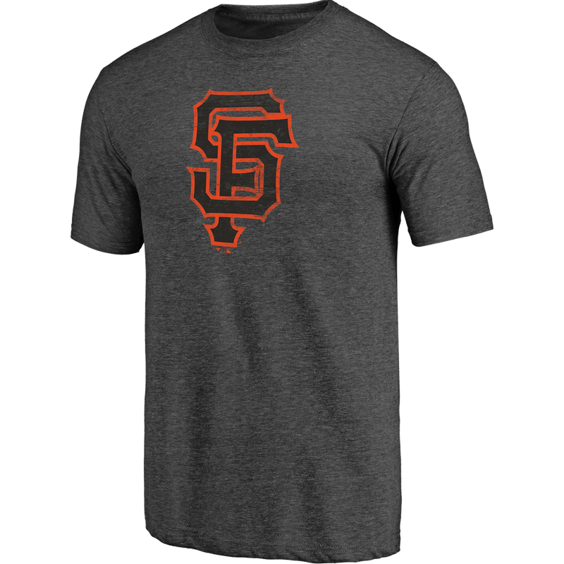 Men's Giants Triblend Logo Short Sleeve, Featured Image