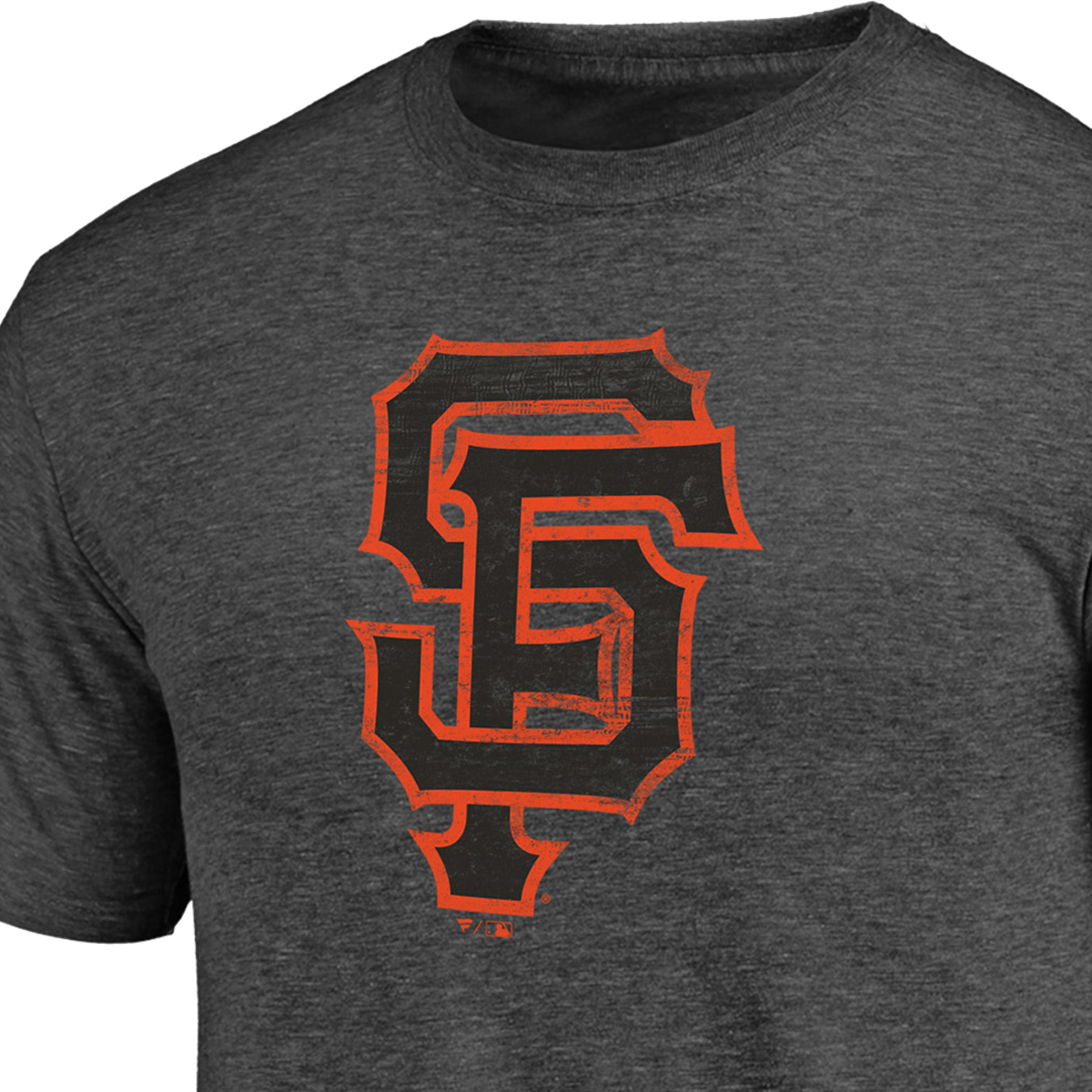 Men's Giants Triblend Logo Short Sleeve alternate view