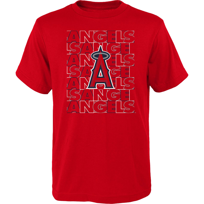 Youth Angels Letterman Tee, Featured Image