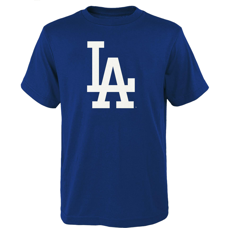 Youth Dodgers Primary Logo Short Sleeve Tee, Featured Image