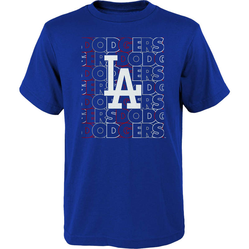Youth Dodgers Letterman Tee, Featured Image