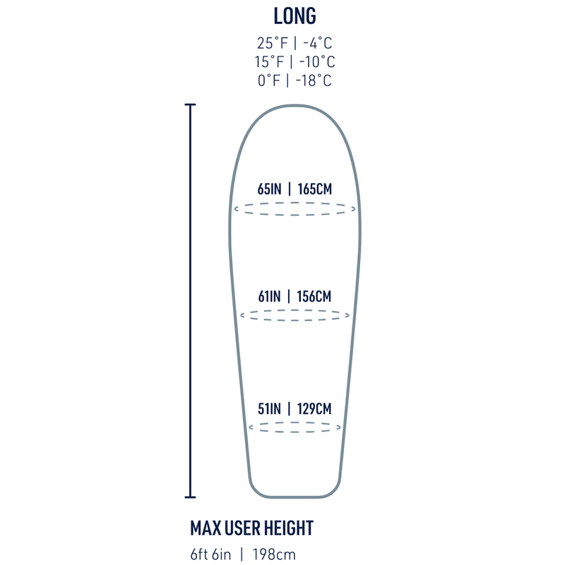 Ascent 0 Down Mummy Long, Sea to Summit Ascent Down Mummy Long 0F specs