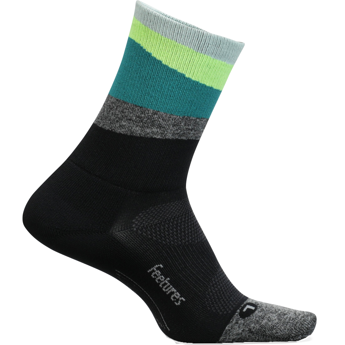 Feetures Elite Light Cushion Mini Crew in Ascent Green
