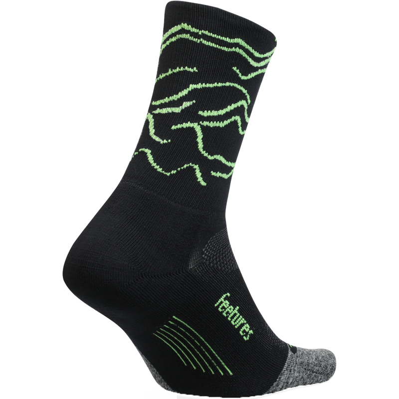Elite Light Cushion Mini Crew, Feetures Elite Light Cushion Mini Crew heel