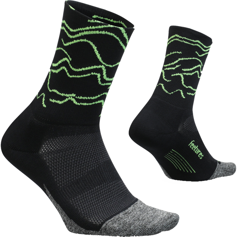 Elite Light Cushion Mini Crew, Feetures Elite Light Cushion Mini Crew pair