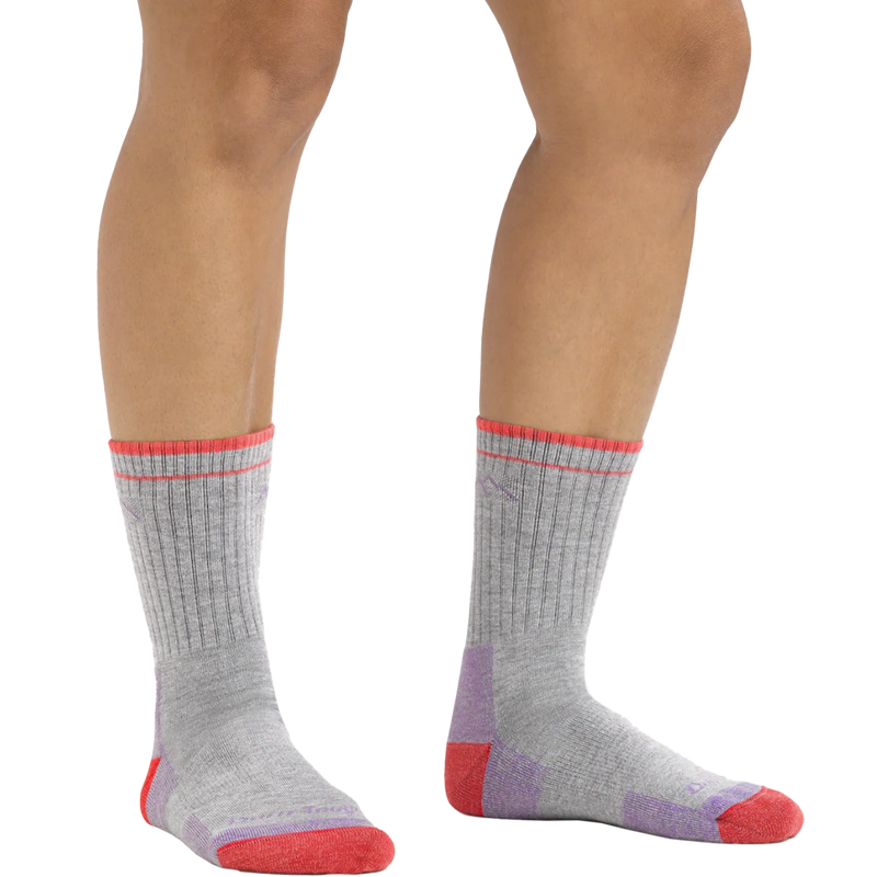 Women's Coolmax Hiker Midweight Crew, Darn Tough Women's Coolmax Hiker Midweight Crew on model