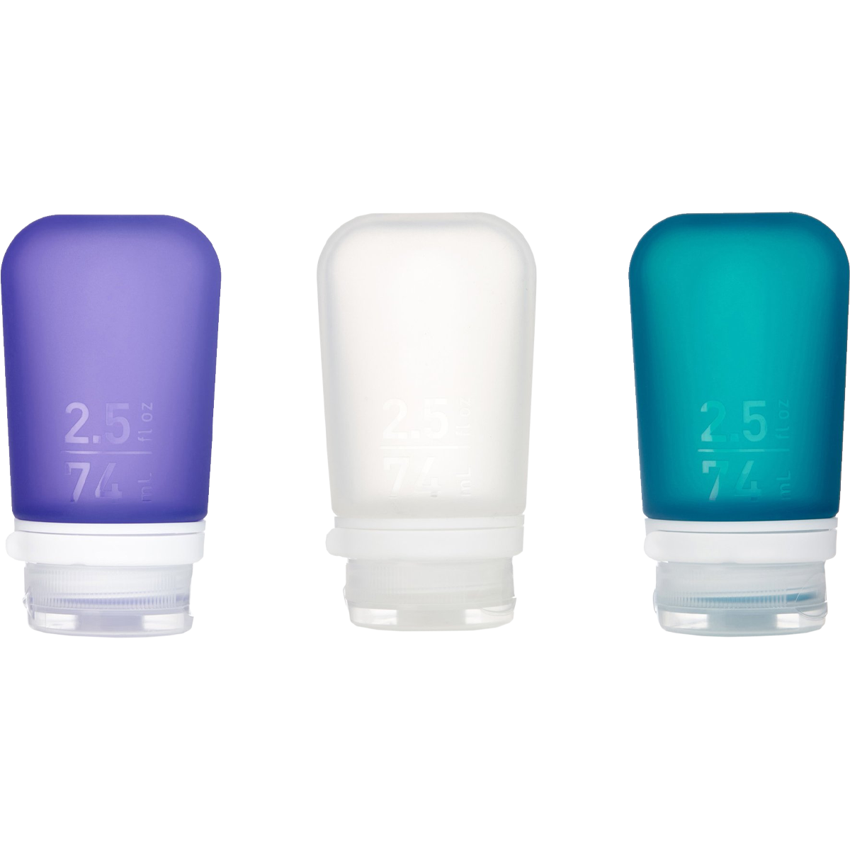 GoToob+ Squeezable Silicone Travel Bottle 2.5 oz (3-Pack) alternate view