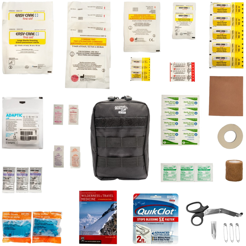 Molle Bag Trauma Kit 1.0, Adventure Medical Molle Bag Trauma Kit 1.0 contents