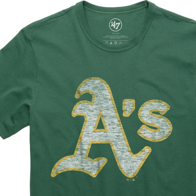 Men's A's Premier Franklin Tee, 47 Brand Men's A's Premier Franklin Tee graphic