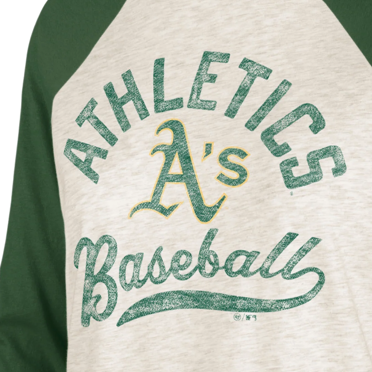 Women's A's Retro Daze Ava Raglan alternate view