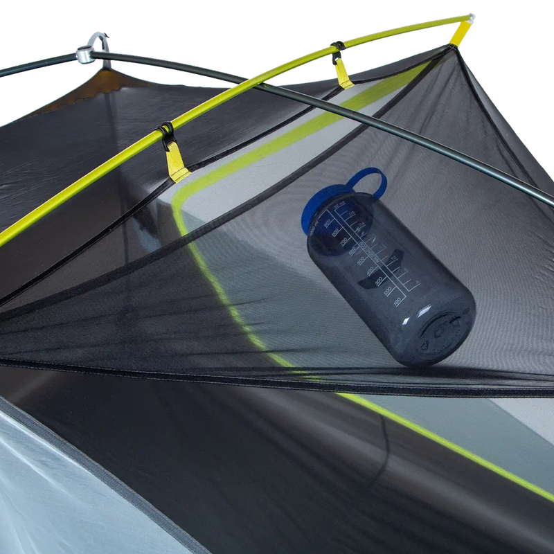 Dragonfly OSMO Ultralight 2 Person Tent, Nemo Dragonfly OSMO Ultralight 2 Person Tent pole structure and storage pocket