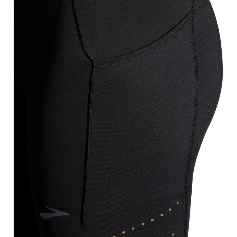Women's Method 8" Short Tight, Brooks Women's Method 8" Short Tight pocket