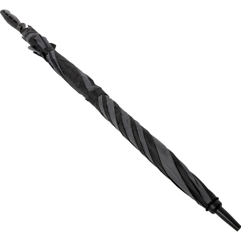 62" Rain Essentials WindJammer Vented Arc Golf Umbrella, ShedRain 62" Rain Essentials WindJammer Vented Arc Golf Umbrella folded