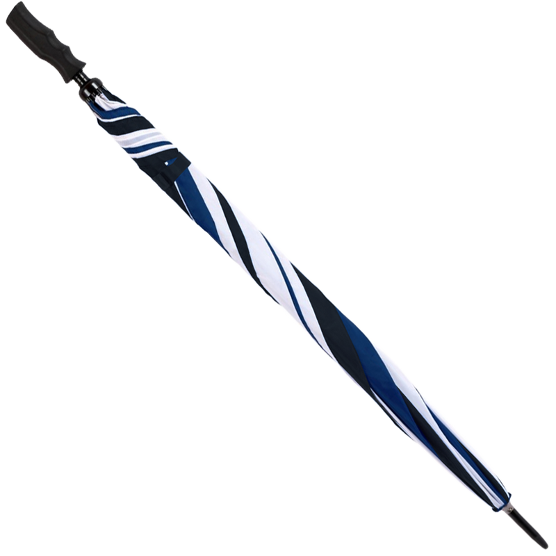 60" Rain Essentials Auto Open/Close Cushion Grip Golf Umbrella, ShedRain 60" Rain Essentials Auto Open/Close Cushion Grip Golf Umbrella folded