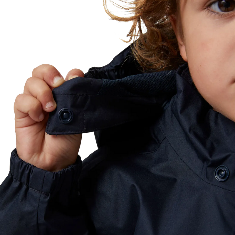 Youth Sarah Rain Jacket, Helly Hansen Youth Sarah Rain Jacket hood snaps