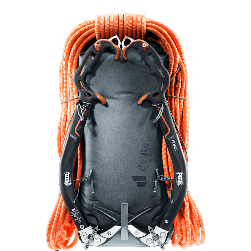 Vertrail 16, Deuter Vertrail 16 rope stowed