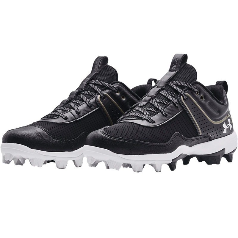 Women's Glyde RM Softball Cleats, Under Armour Women's Glyde RM Softball Cleats pair front