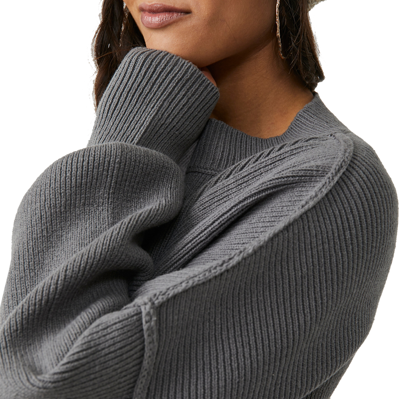 Women's Easy Street Crop Pullover, Free People Women's Easy Street Crop Pullover fabric detail