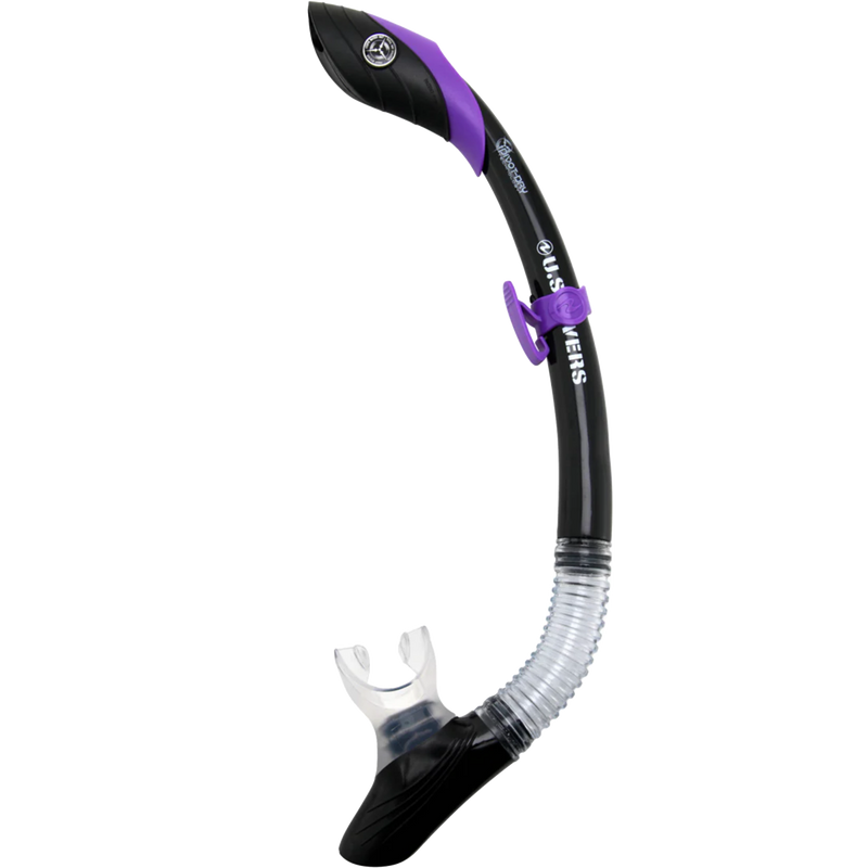 Women's Diva II LX Combo Purple/Black, US Divers Women's Diva II Combo snorkel
