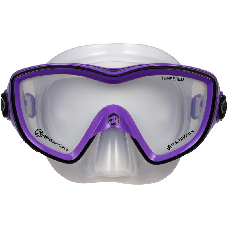 Women's Diva II LX Combo Purple/Black, US Divers Women's Diva II Combo mask front