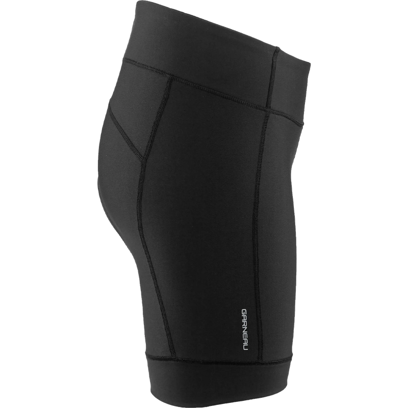 Women's Fit Sensor 7.5" Shorts 2, Louis Garneau Women's Fit Sensor 7.5" Shorts 2 side with logo