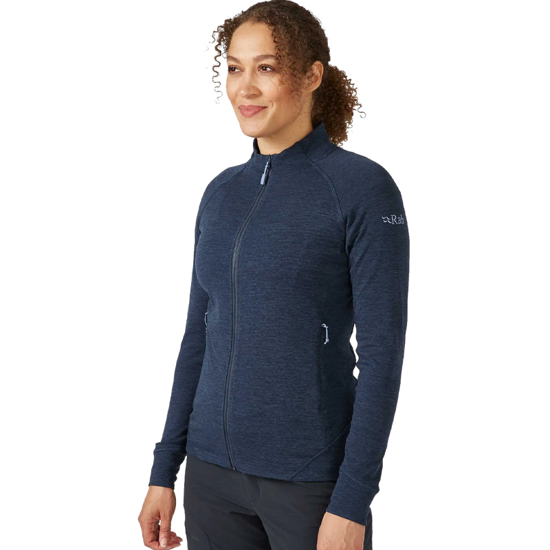Women's Nexus Jacket, Rab Women's Nexus Jacket in Deep Ink front on model