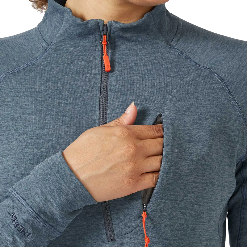 Women's Nexus Pull-On, Rab Women's Nexus Pull-On chest pocket unzipped