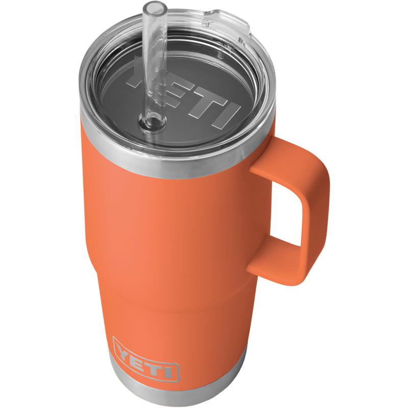 Rambler 25 oz Mug with Straw Lid, Yeti Rambler 25 oz Mug with Straw Lid top