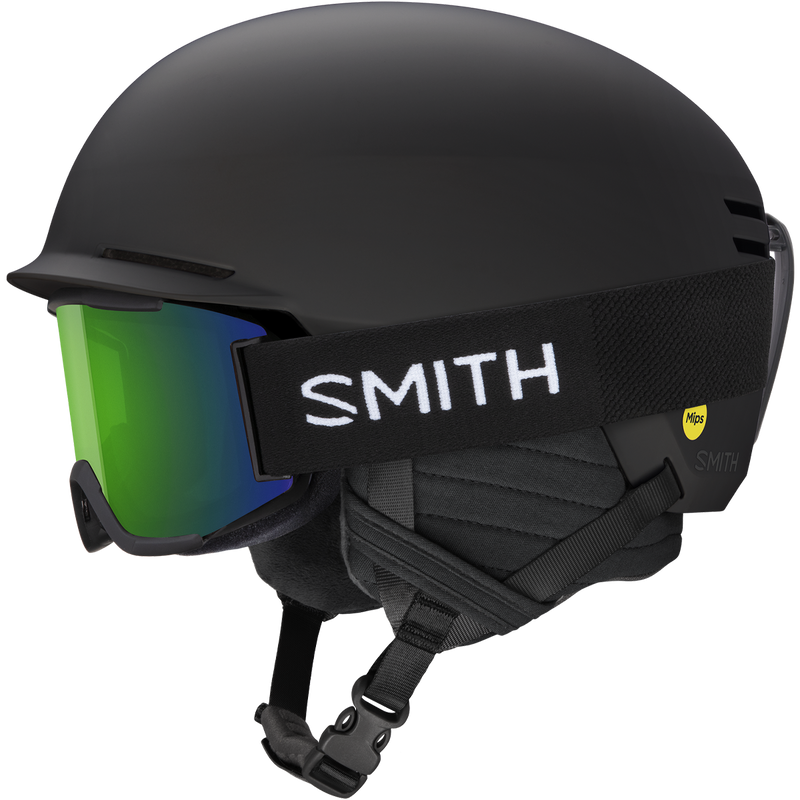 Scout MIPS Round Contour Fit, Smith Sport Optics Scout MIPS with goggles