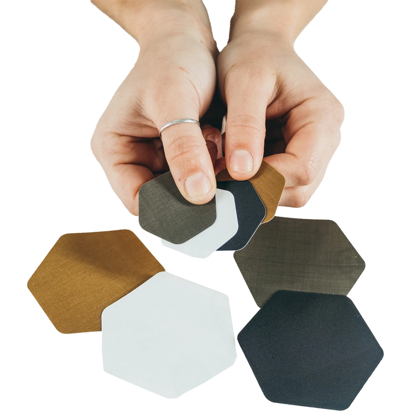 Tenacious Tape Patches Hex, Gear Aid Tenacious Tape Patches Hex colors