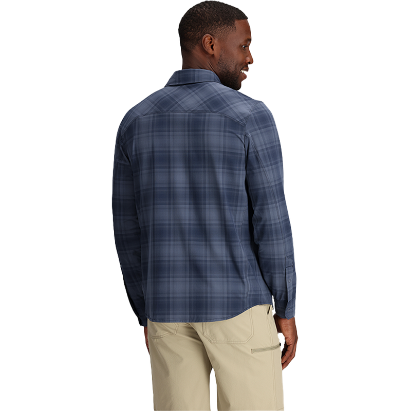 Men's Astroman Long Sleeve Sun Shirt, Outdoor Research Astroman Long Sleeve Sun Shirt back