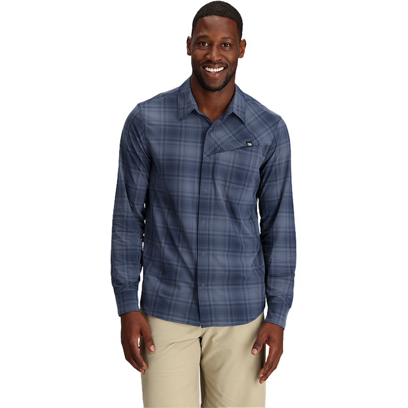 Men's Astroman Long Sleeve Sun Shirt, Outdoor Research Astroman Long Sleeve Sun Shirt front