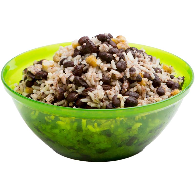 Cuban Coconut Rice & Black Beans (2 Servings), Backpacker's Pantry Cuban Coconut Rice & Black Beans (2 Servings) in bowl