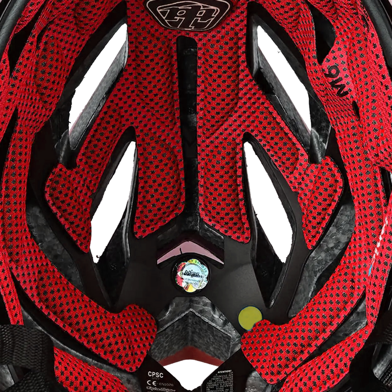 A3 Helmet with MIPS, Troy Lee Designs A3 Helmet with MIPS interior with liner