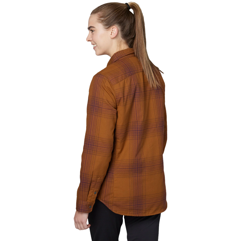 Women's Penny Insulated Flannel, Flylow Women's Penny Insulated Flannel sleeve