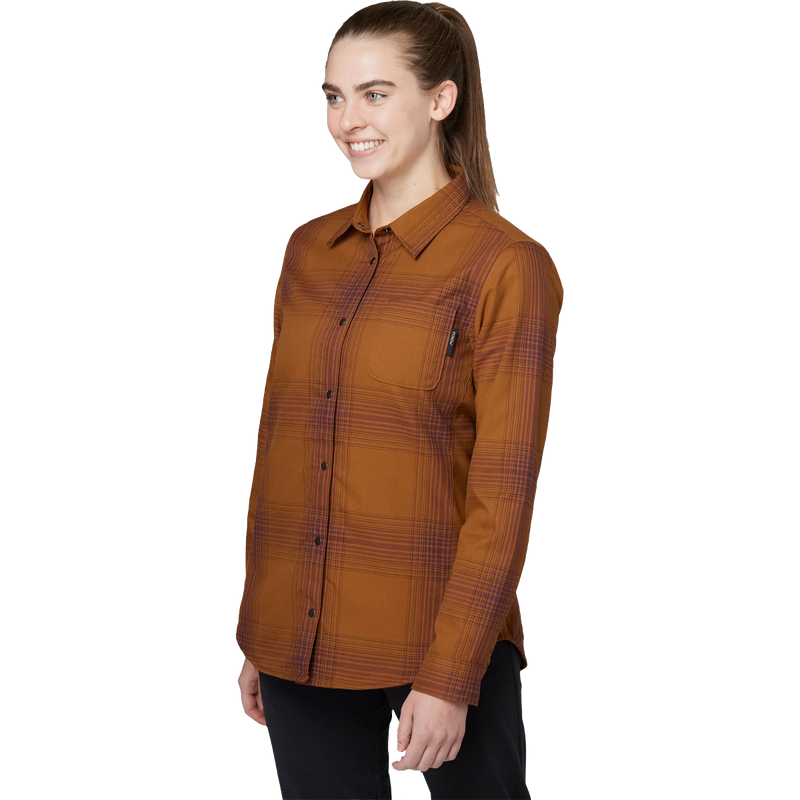 Women's Penny Insulated Flannel, Flylow Women's Penny Insulated Flannel front