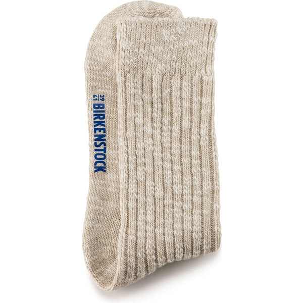 Women's Cotton Slub Crew, Birkenstock Women's Cotton Slub Crew Gray/White