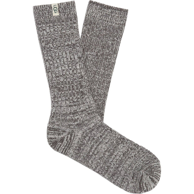 Women's Rib Knit Slouchy Crew Sock, Featured Image