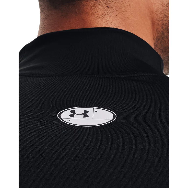 Men's ColdGear Armour Fitted Mock Long Sleeve alternate view