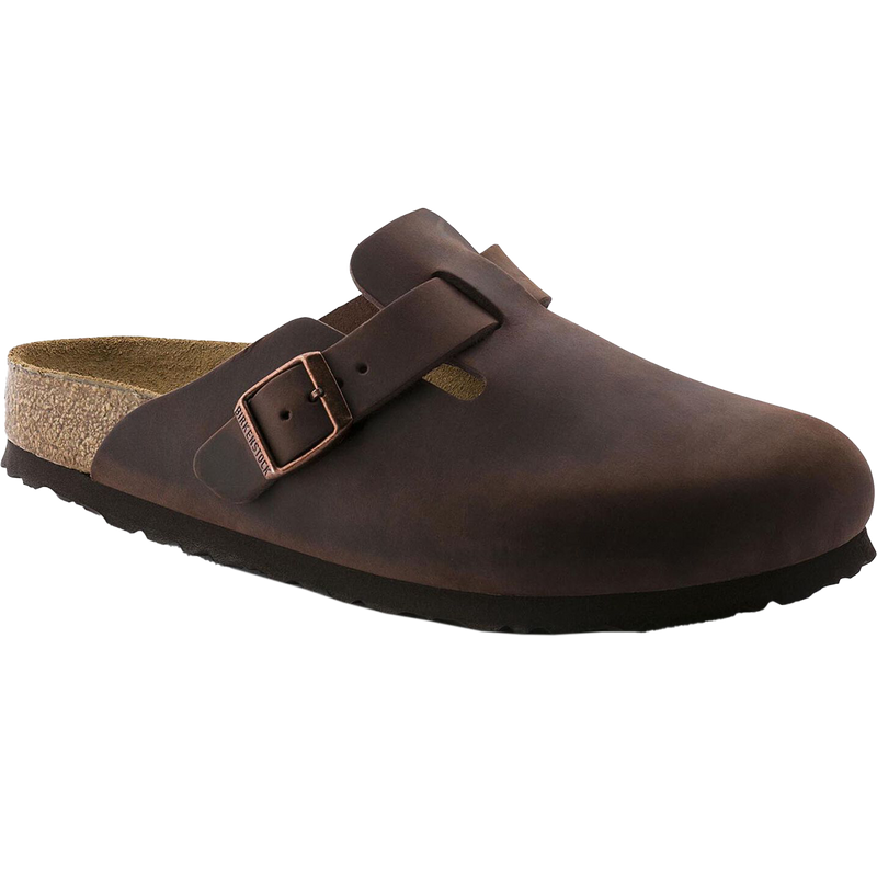 Women's Boston, Birkenstock Women's Boston Soft Footbed Habana angle