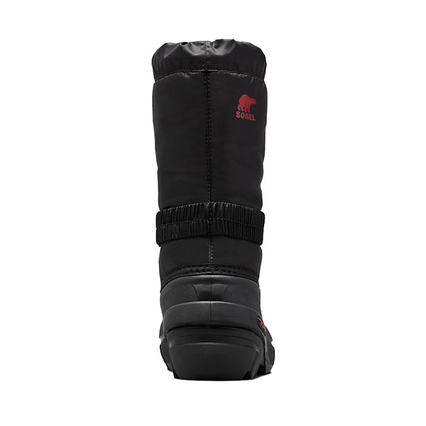Sorel Youth Flurry (1-7) 015-Black/Bright Red