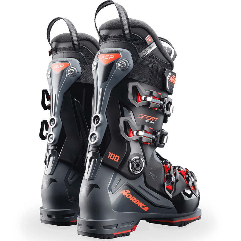 Sportmachine 3 100, Nordica Sportmachine 3 100 Black/Gray/Red pair back