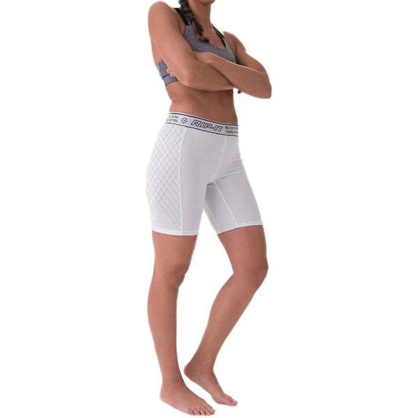 Girls' Softball Sliding Shorts, RIP-IT Girls' Softball Sliding Shorts White