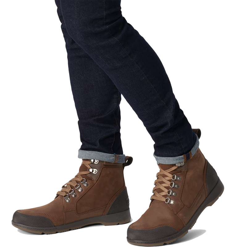 Men's Ankeny II Mid, Sorel Men's Ankeny II Mid 256-Tobacco/Black on model