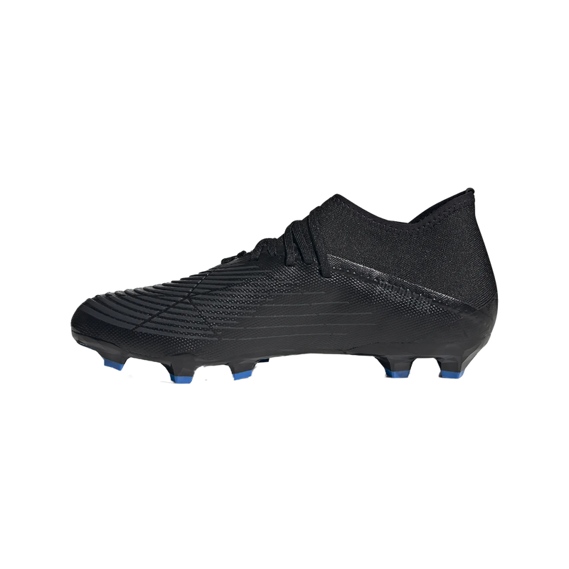 Predator Edge.3 FG, Adidas Men's Predator Edge.3 FG Black/White Alt View Instep