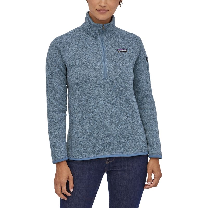 Women's Better Sweater 1/4 Zip, Patagonia Women's Better Sweater 1/4 Zip BEBL-Berlin Blue