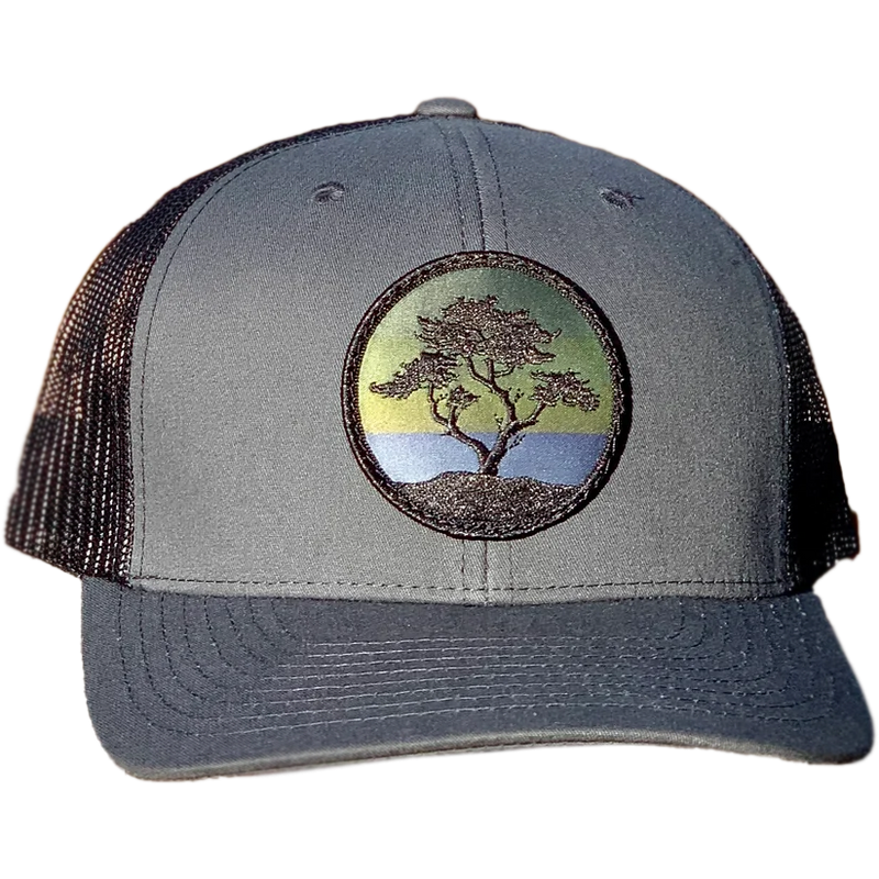 Curved Brim Trucker w/ Blackout Cypress, Featured Image