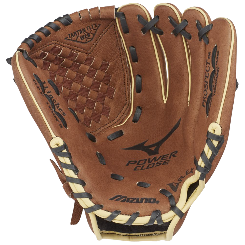 Youth Prospect Powerclose 11" - Left Hand Throw, Mizuno Youth Prospect Powerclose 11" - Left Hand Throw chesnut