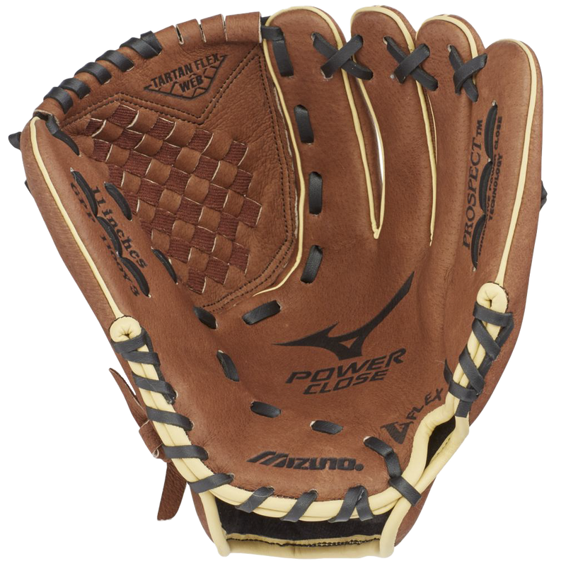 Youth Prospect Powerclose 11" - Right Hand Throw, Mizuno Youth Prospect Powerclose 11" - Right Hand Throw chesnut